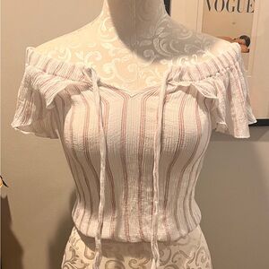 Vintage Havana stripped crop top